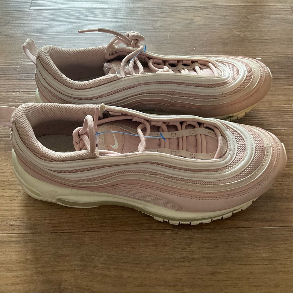 Nike Women’s Air Max 97 Sneakers - Light Pink and White